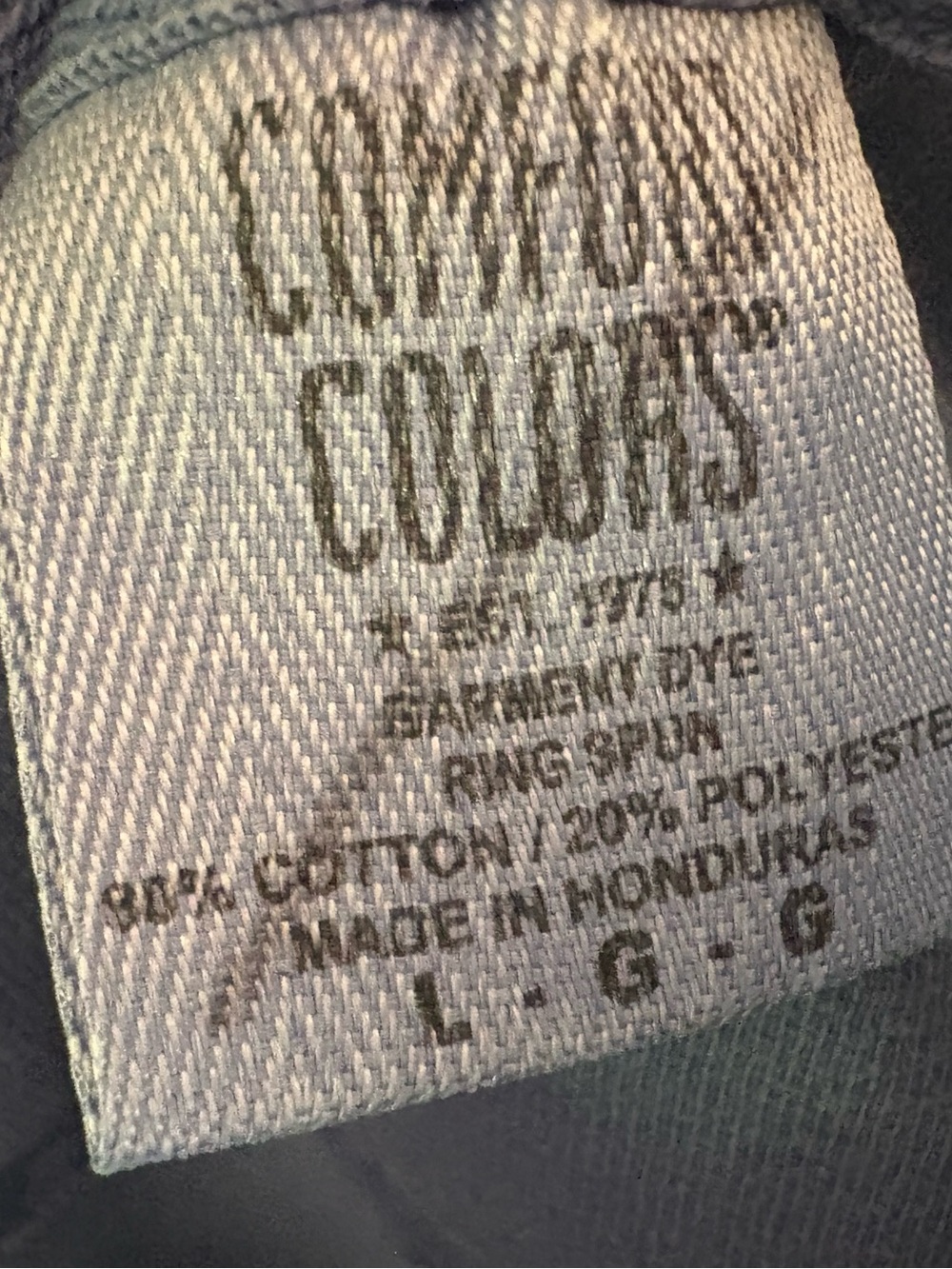Throwback Santa Rosa Beach Florida sweatshirt in faded blue. - Picture 4 of 4